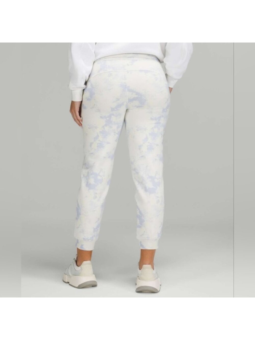 Lululemon Scuba High-Rise Jogger 7/8 LengthOrbital Tie Dye Antique White Multi